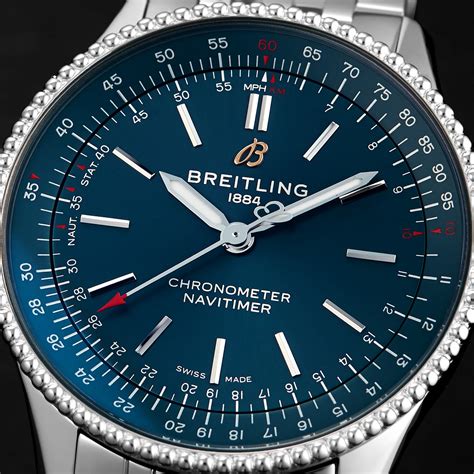 breitling navitimer stainless steel bracelet|breitling navitimer 35mm watch.